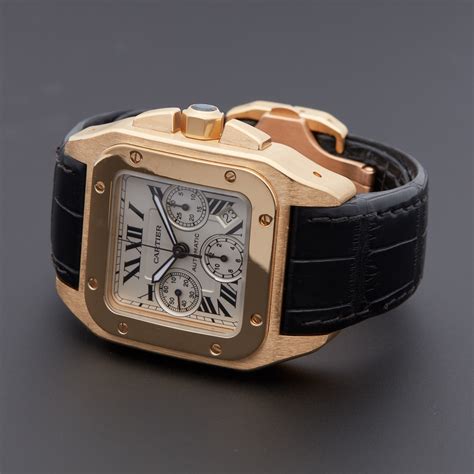 cartier santos 100 centenario|cartier santos 100 price list.